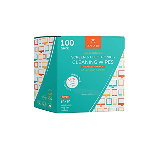 Screen & Electronic Cleaning Wipes (100 Pack)