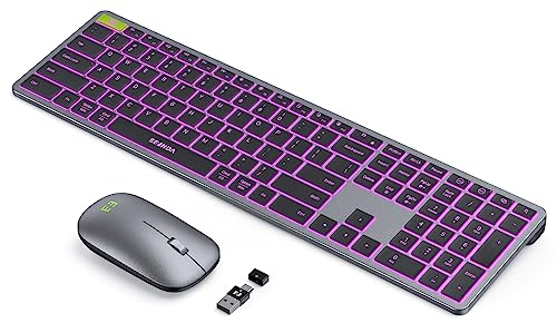 seenda Wireless Backlit Keyboard and Mouse