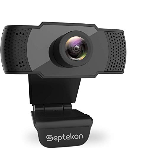 Septekon 1080P HD Webcam with Microphone