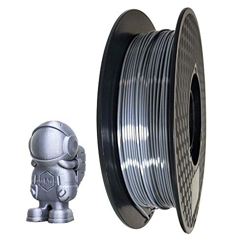 Shiny Silk Silver PLA Filament 1.75mm 3D Printer Filament 0.5KG