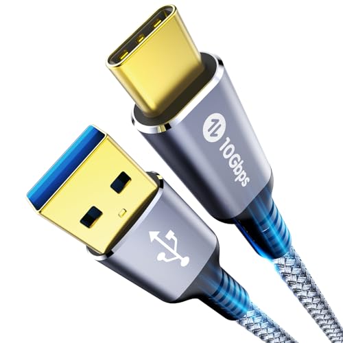 Short USB C Cable 1ft, 10Gbps Data Transfer, Fast Charging