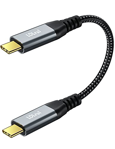 Short USB C to USB C Cable - High-Speed Data Transfer and 100W Charging Support