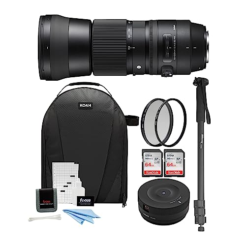 Sigma 150-600mm f/5-6.3 Contemporary DG OS HSM Lens Bundle