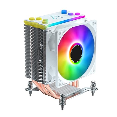 Silent 4 Heatpipe CPU Cooler with RGB and PWM