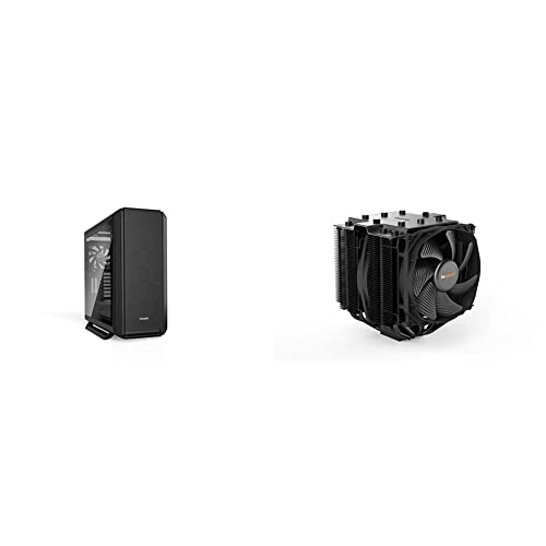 Silent Base 802 Window Black, Mid-Tower ATX, 3 pre-Installed Pure Wings 2 Fans, Sound Insulation