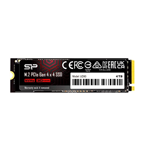 Silicon Power 4TB UD90 NVMe 4.0 Gen4 PCIe M.2 SSD