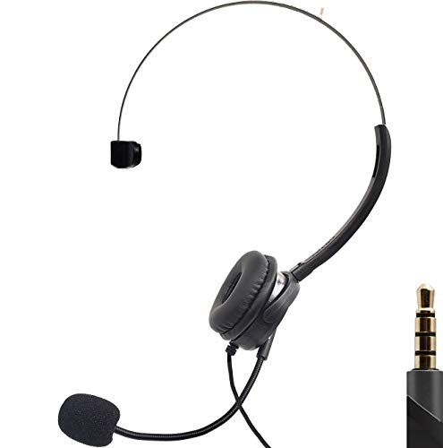 Single Headset Over-Ear with Boom Microphone Foam