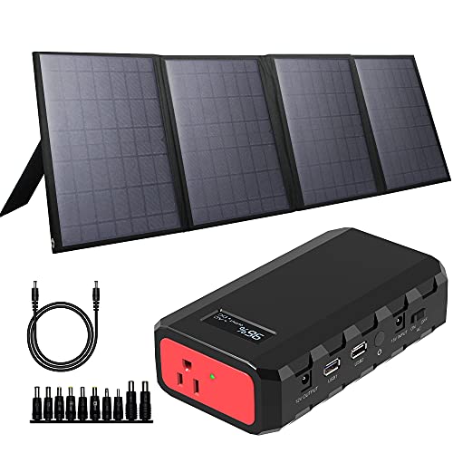 SinKeu 88.8Wh Portable Laptop Charger with Solar Panel