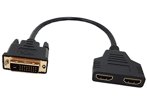 SinLoon DVI to HDMI Cable Splitter Adapter
