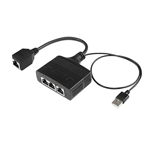 Lan Splitter/LAN Splitter 1 till 2/LAN kabel splitter/Ethernet splitter  8P8C-förlängare kontakt LAN-nätverksanslutning för Cat5 Cat5e