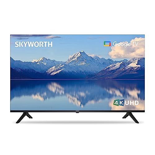 Skyworth 55 inch Smart TV 4K UHD, Big LED TVs for Bedroom, Roku Compatibility, Chromecast Built-in, Bluetooth 5.0, Dolby Vision, Sports & Game Mode (UE7600, 2023 Model)
