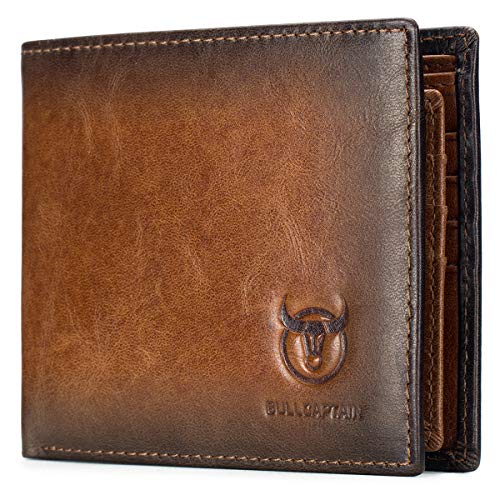 Slim Bifold Genuine Leather Front Pocket Wallet