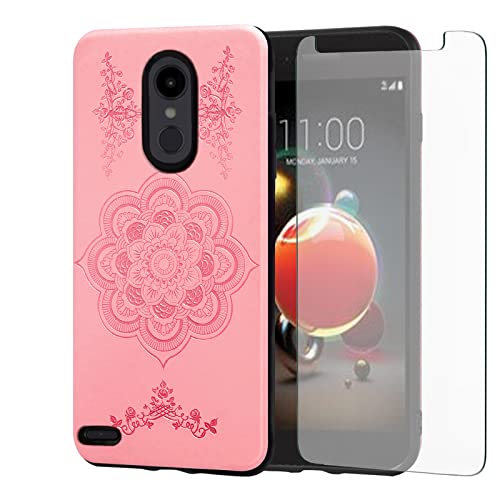 Slim Flower Cell Phone Cover for LG Aristo 2 3 Plus/Rebel 4 LTE/Tribute Empire Dynasty/Zone 4/K8 Plus 2018 K8S/Fortune 2/Phonenix 4/Risio 3 Case