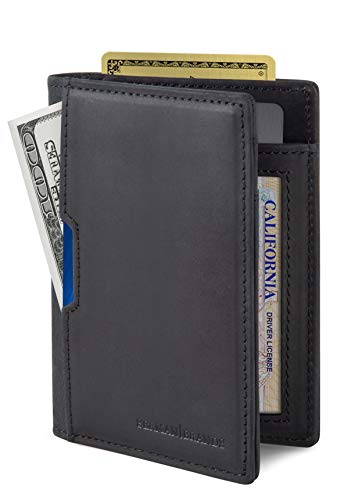 13 Amazing Travelambo Front Pocket Minimalist Leather Slim Wallet RFID ...