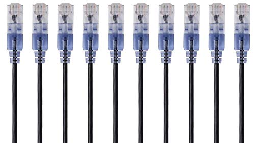 SlimRun Cat6A Ethernet Patch Cable - 10-Pack