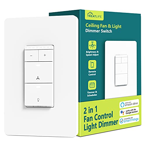 Smart Ceiling Fan Control and Dimmer Light Switch