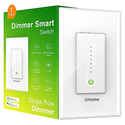 Smart Dimmer Switch for Alexa and Google Home
