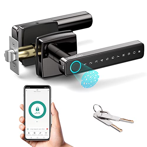 Smart Fingerprint Door Lock with App Control and Keyless Entry