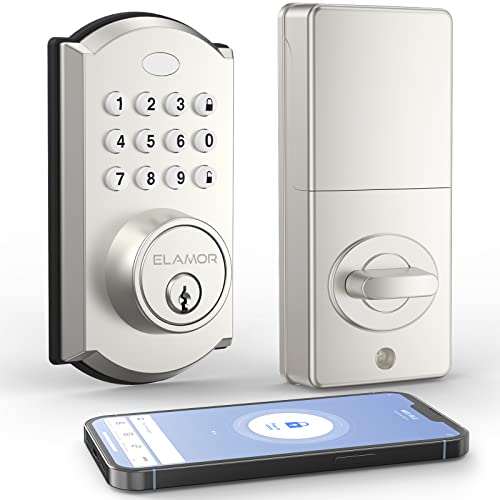 Smart Keyless Entry Door Lock with Bluetooth App Control