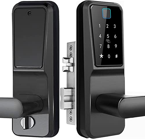 Smart Keyless Entry Keypad Door Lock with Fingerprint and WiFi Remote Control