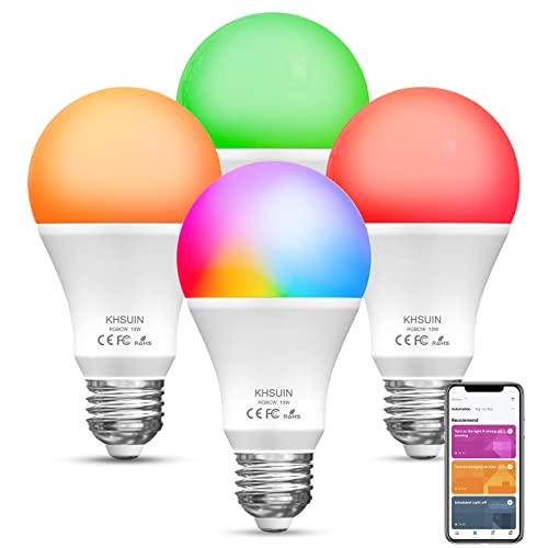 Smart Light Bulbs - Color Changing, Music Sync, Alexa Compatible