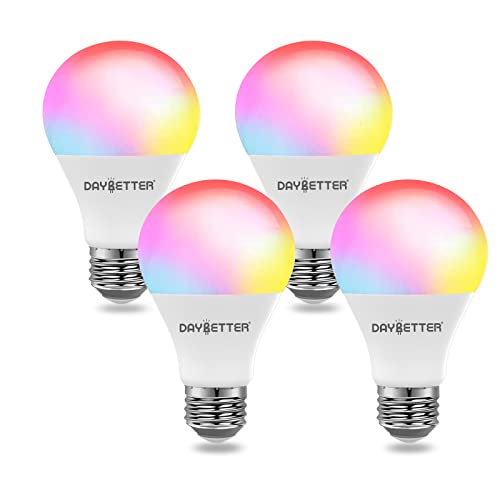 Smart Light Bulbs with Color Changing, Alexa & Google Home Compatible