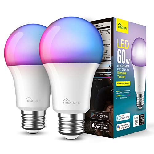 Smart Light Bulbs with Music Sync and Voice Control