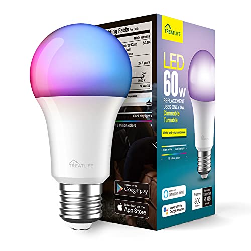 Smart Light Bulbs with WiFi & Bluetooth