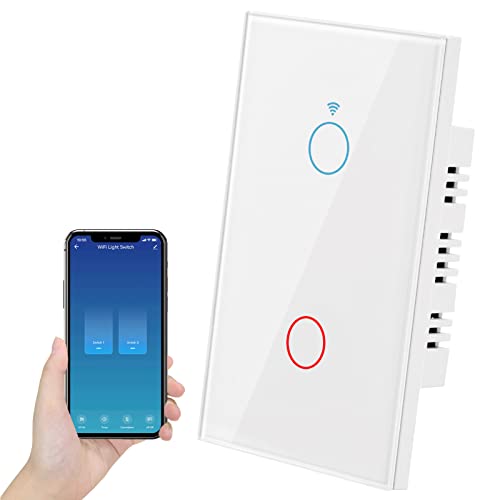 Smart Light Switch - WiFi Wall Touch Switch with Alexa Compatibility