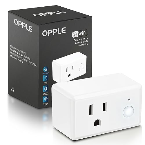Smart Plug with Night Light and Voice Control