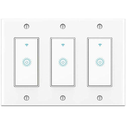 Smart Switch 3 Gang - Voice and Remote Control