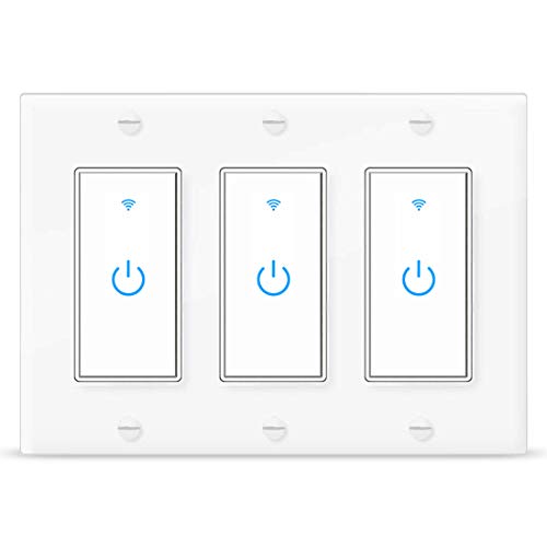 Smart Switch WiFi Light Switch 3 Gang