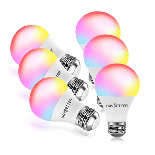 Smart Wi-Fi Color Changing LED Bulbs - 6 Pack