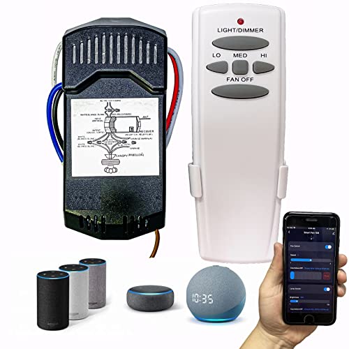 Smart WiFi Ceiling Fan Remote Control Kit with Voice Control