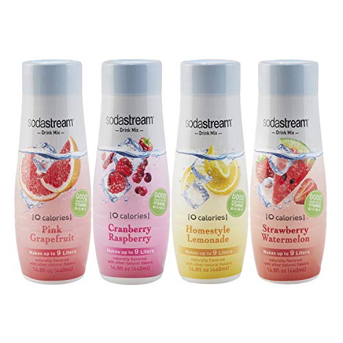 SodaStream Drink Mixes - Variety Pack (Pack of 4)