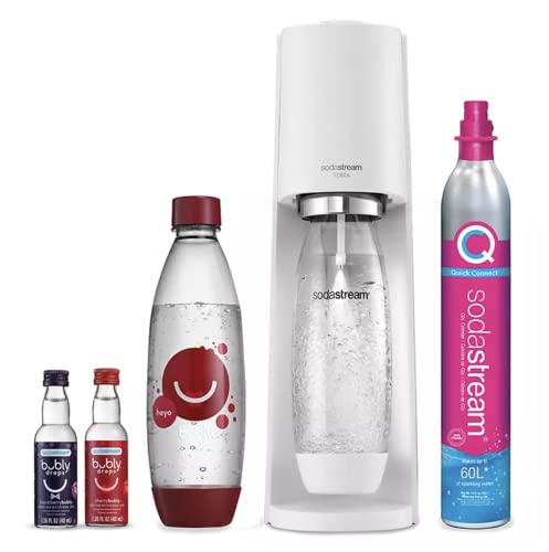 SodaStream Terra Kit w/ Cherry Bubly Bottle