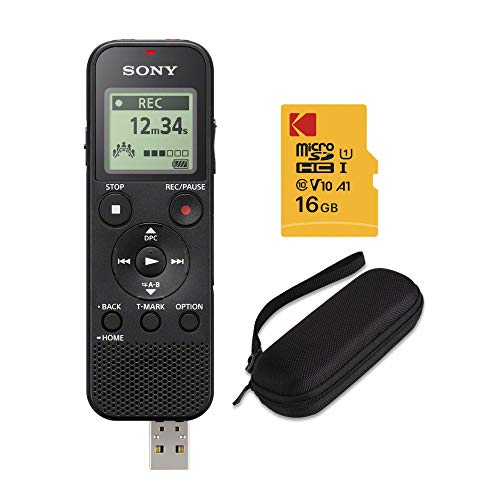 Sony ICD-PX370 Digital Voice Recorder Bundle