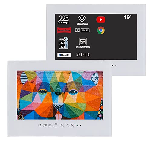 Soulaca 19 inches Android Waterproof Bathroom LED TV