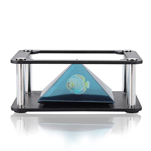 Spectre Smartphone 3D Hologram Projector, 3D Projector Stands Projector Pyramid, 360-Degree Images, for Any Smartphone 3.5-6inch Mobile Smartphone Hologram(Cylinder)