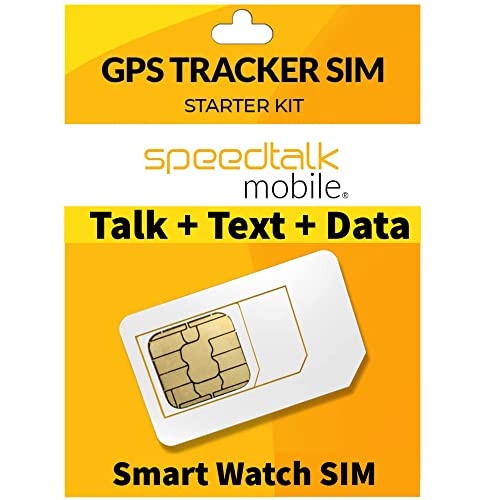 SpeedTalk Mobile GPS Tracker SIM Card Starter Kit