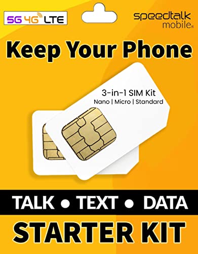 SpeedTalk Mobile SIM Card Starter Kit