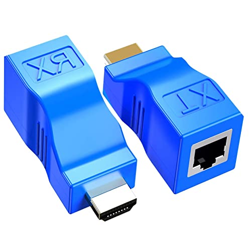 Sruixin HDMI RJ45 Adapter Ethernet Cable Extender Converter