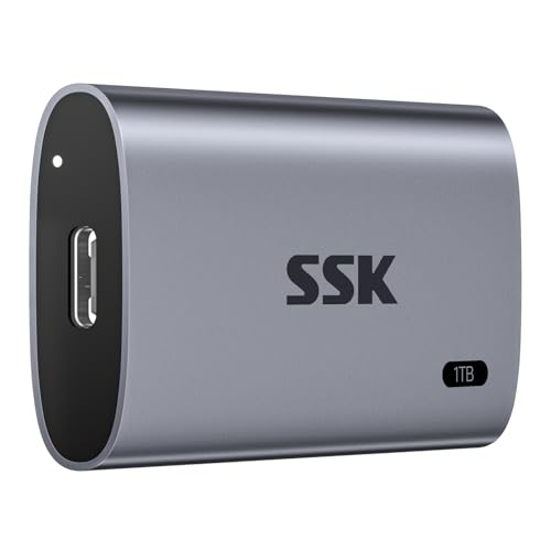 SSK Portable SSD 1TB - Ultra Fast External Solid State Drive