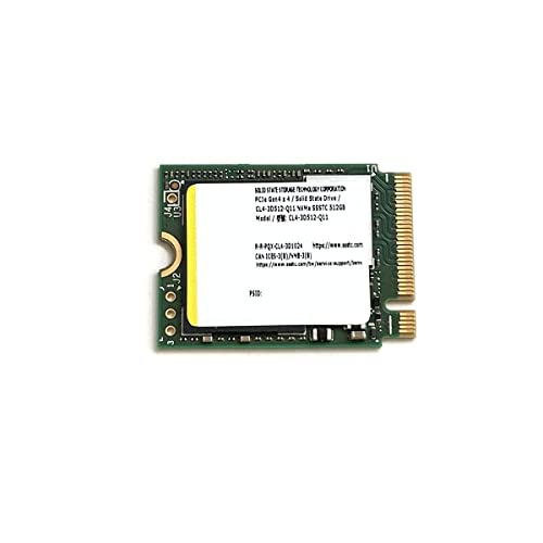 SSSTC 512GB SSD M.2 2230 30mm NVMe PCIe 4.0 Gen4 x4 CL4-3D512-Q11 Solid State Drive for Surface Pro Steam Deck Dell HP Lenovo Laptop Ultrabook Tablet