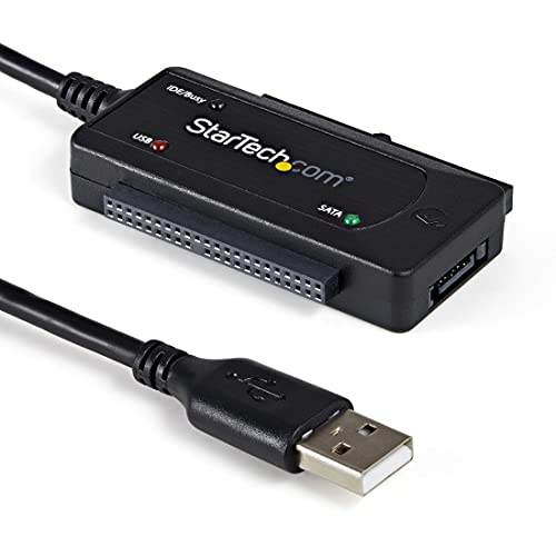 StarTech.com USB 2.0 to IDE SATA Adapter - Versatile and Compact Hard Drive Converter