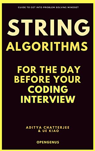 String Algorithm Guide for Coding Interviews