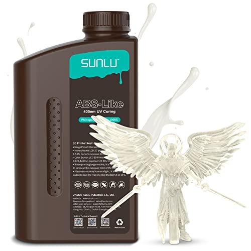 SUNLU 3D Printer Resin, 1000g ABS-Like High Toughness Resin