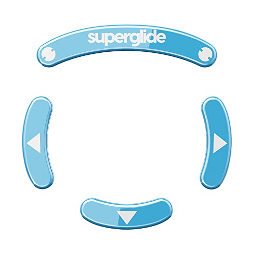 Superglide - Fastest Mouse Feet/Skates for Logitech GPro Wireless [Blue]
