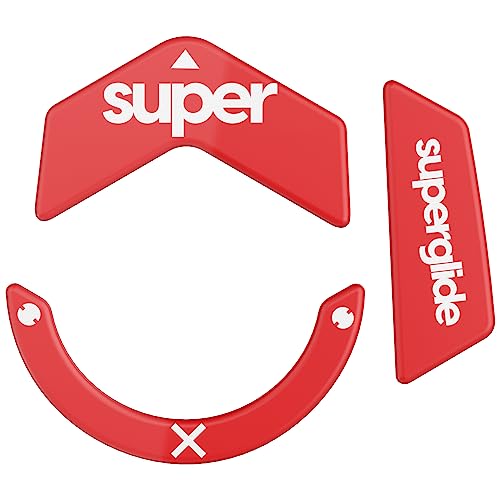 Superglide2 - Next-Gen Speed Surface Mouse Feet/Glides for Logitech 502X [RED]