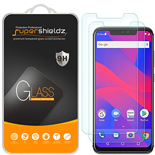 Supershieldz (2 Pack) Designed for BLU (Vivo XI Plus) Tempered Glass Screen Protector, Anti Scratch, Bubble Free